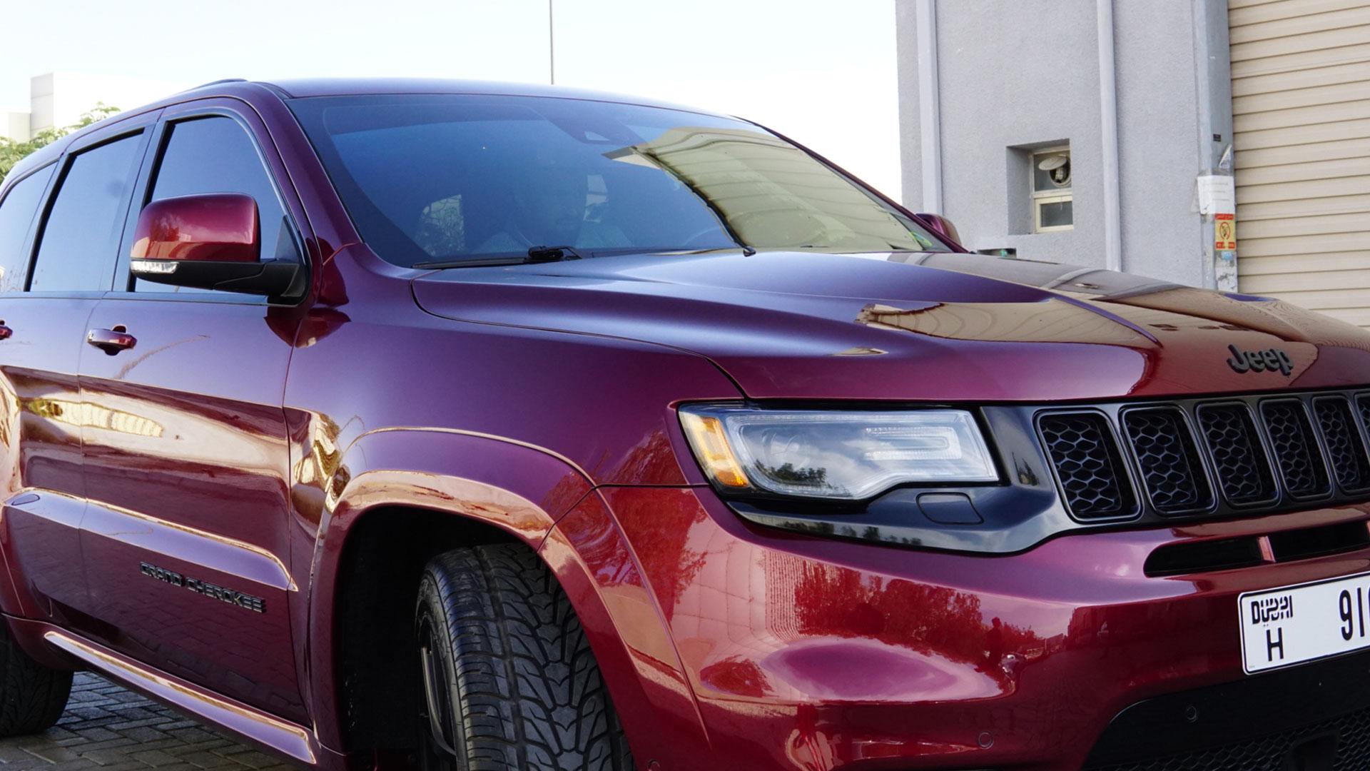 Jeep graphene coating at Detailing Dynamics Dubai
