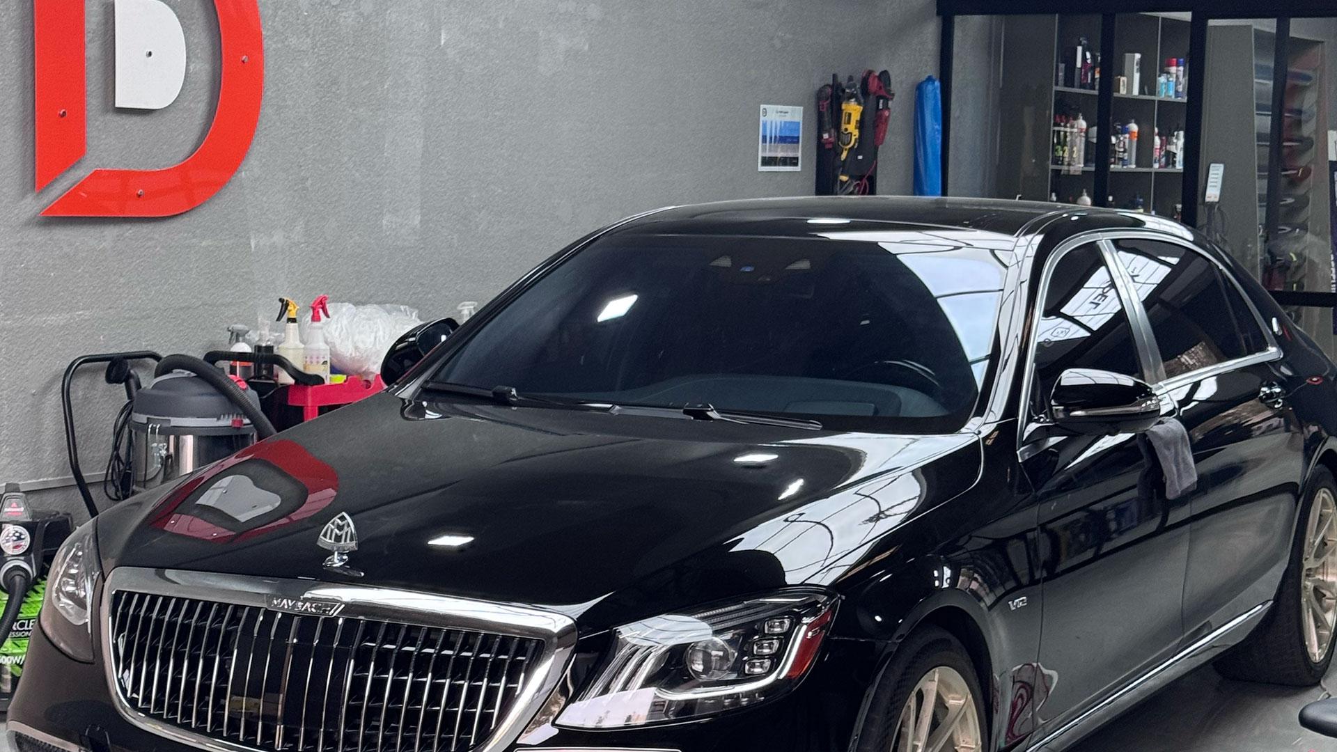 Maybach graphene coating at Detailing Dynamics Dubai