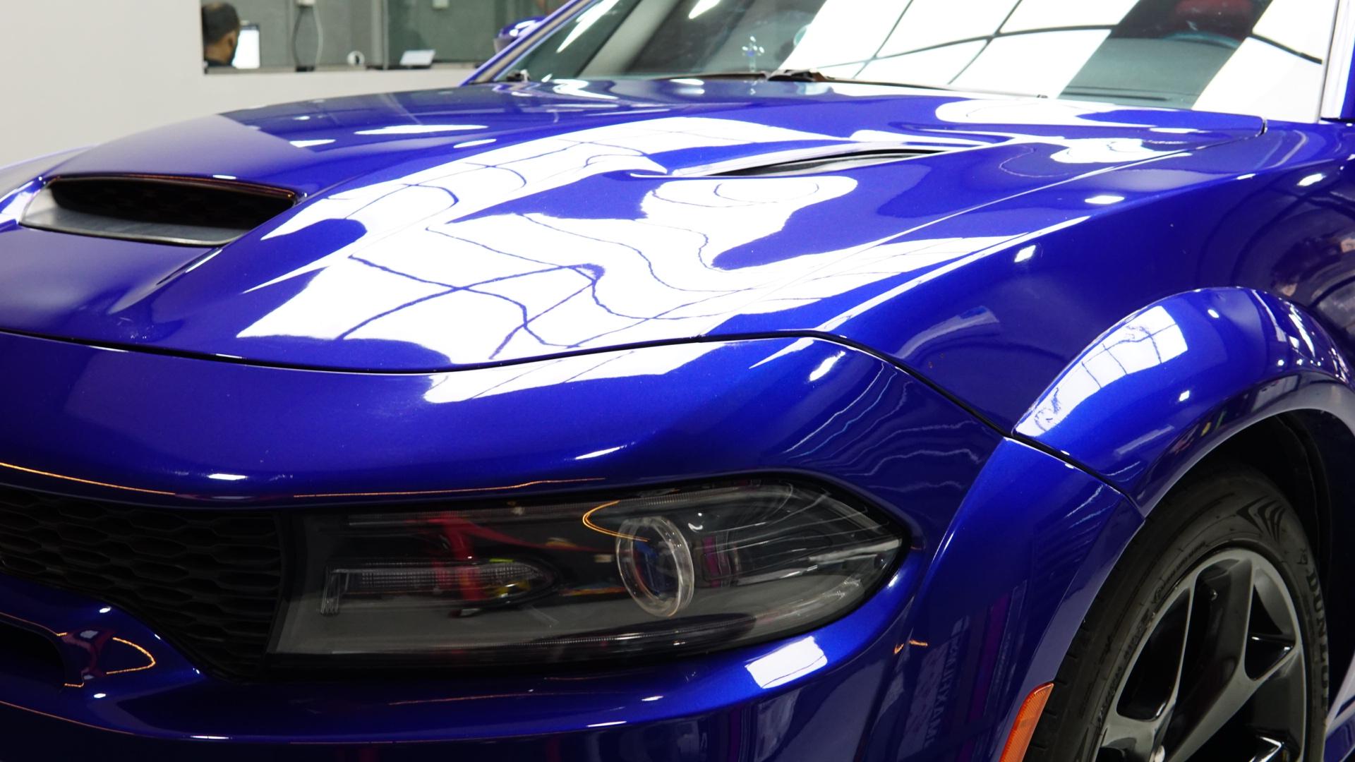 Dodge Charger PPF installation at Detailing Dynamics Dubai