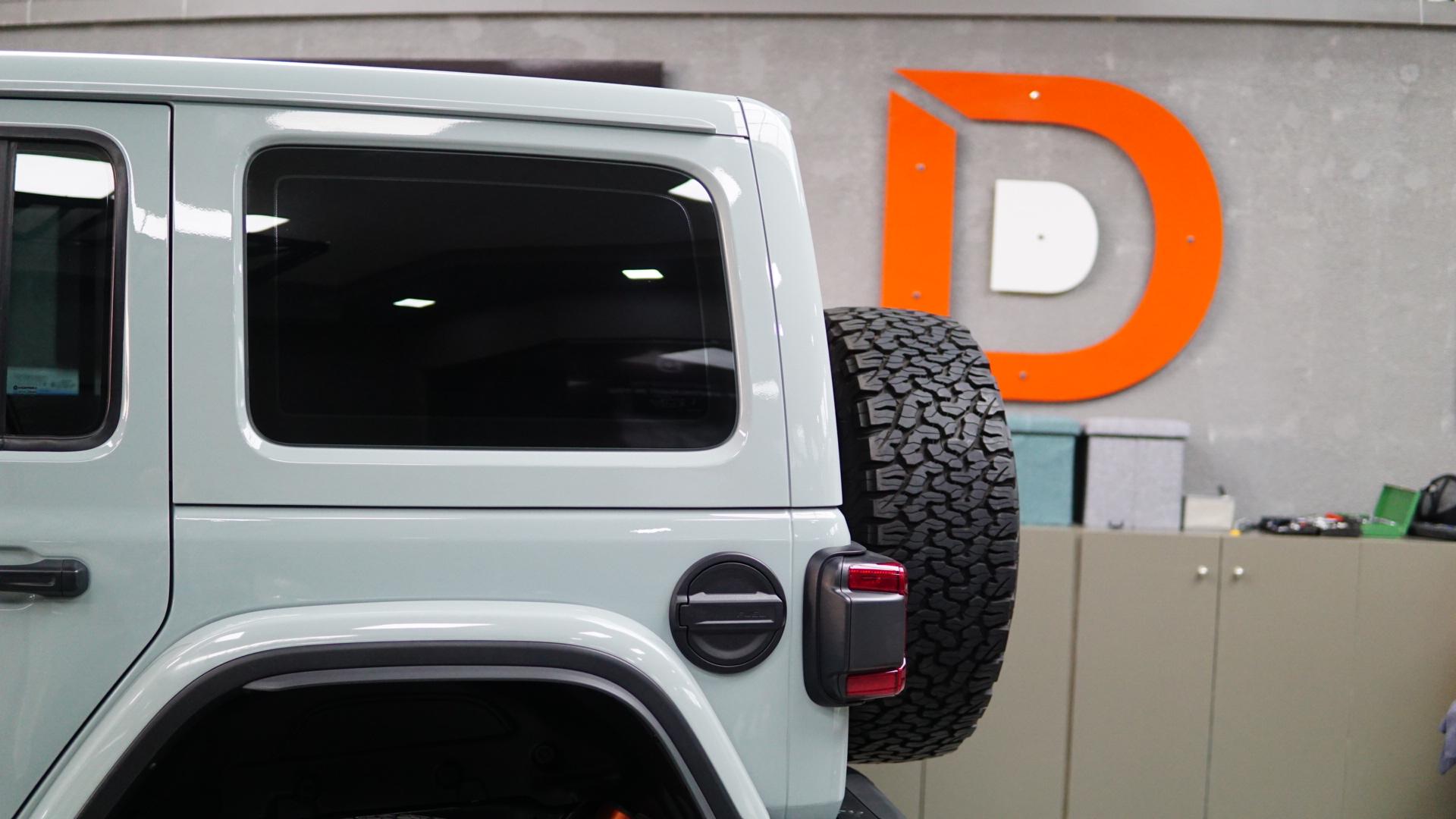 Jeep window tint at Detailing Dynamics Dubai