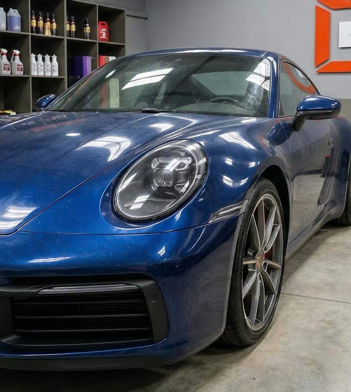 Porsche before Paint Correction